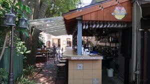 Outdoor bar  at Casa Maya in St Augustine