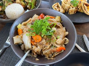 Stir fried noodles (gf)  at Thai Imperial in Latrobe
