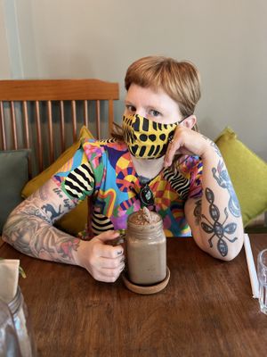 Mint Chocolate Frappe  at Steps in Bangkok