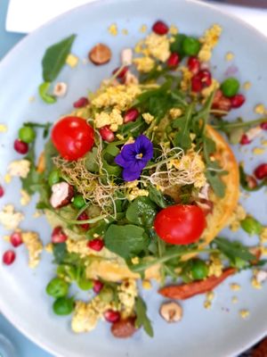 Salty pancakes 😍 at L'Abattoir Vegetal - Guisarde in Paris