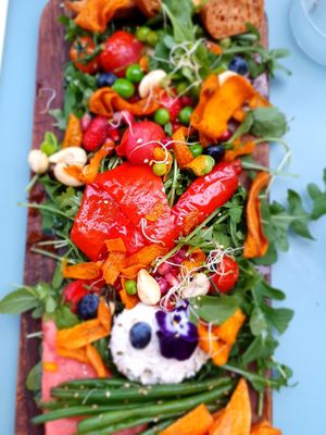 Appetizer we shared at L'Abattoir Vegetal - Guisarde in Paris