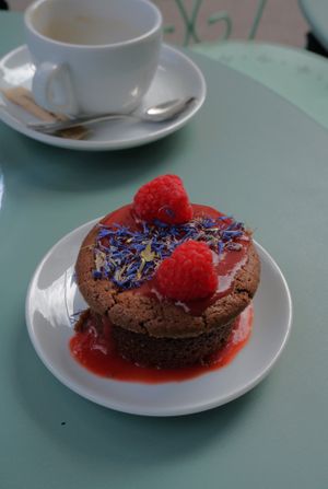 Chocolate Cake at L'Abattoir Vegetal - Guisarde in Paris