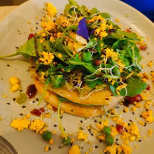 Pancakes at L'Abattoir Vegetal - Guisarde in Paris