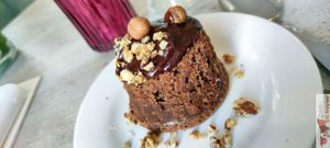 Chocolate cake at L'Abattoir Vegetal - Guisarde in Paris