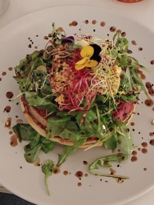 Savory pancakes - nice and original at L'Abattoir Vegetal - Guisarde in Paris