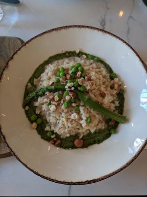 Risotto at L'Abattoir Vegetal - Guisarde in Paris