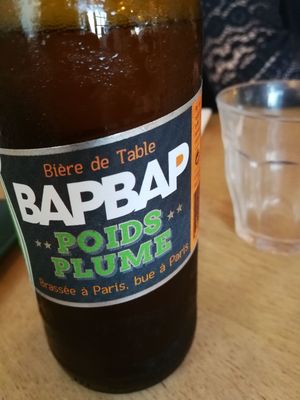 Really light and refreshing vegan beer. at L'Abattoir Vegetal - Guisarde in Paris