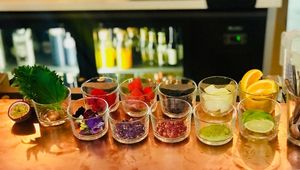 Le bar at L'Abattoir Vegetal - Guisarde in Paris