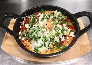 Chakchouka at L'Abattoir Vegetal - Guisarde in Paris