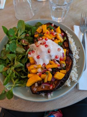 Eggplant at L'Abattoir Vegetal - Guisarde in Paris