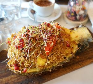 Khao phad sapparot at L'Abattoir Vegetal - Guisarde in Paris