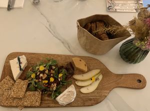 Vegan Cheese Board! at L'Abattoir Vegetal - Guisarde in Paris