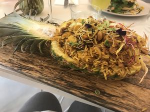 Nice food and presentation ! at L'Abattoir Vegetal - Guisarde in Paris