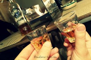 lots of RUM choices at La Negra Criolla in Mallorca