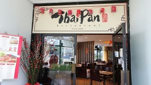 restaurant main entrance  at ThaiPan Restaurant in East Singapore