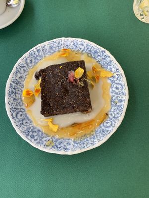 Raw brownie  at BumpGreen in Madrid