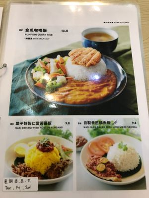 Menu at Daun Kitchen in Johor Bahru
