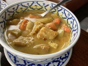 Massaman curry at Spinach in Khao Lak