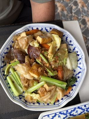 Stir Fried noodles   at Spinach in Khao Lak