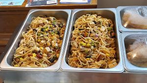 Stir fry at Peacock & Juno in Manchester