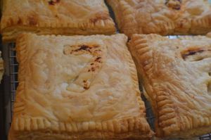 Chk'n Mushroom Pasties - all ready to be sold in Alternative Stores at Parallel7 in Bishop Auckland