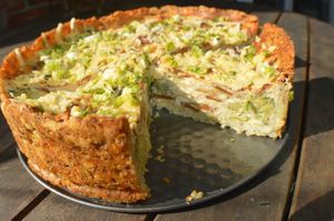 Vegan Quiche, with Hash brown Base at Parallel7 in Bishop Auckland