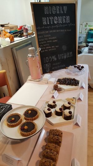 Vegan treats at Nicely Kitchen in Manchester