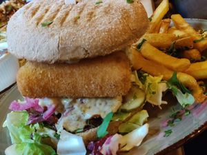 Cheesy Burger at Warzywniak in Wroclaw