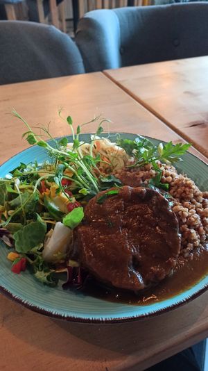 Pieczeń z kaszą at Warzywniak in Wroclaw