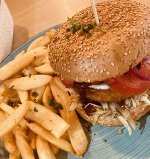Chicken burger  at Warzywniak in Wroclaw
