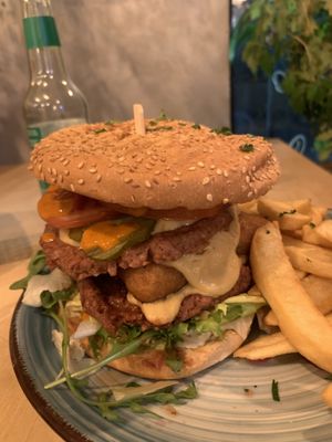 Drwal burger   at Warzywniak in Wroclaw