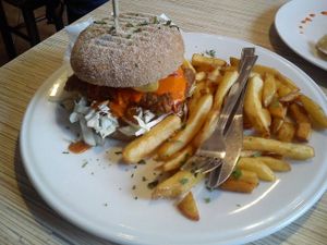 Burger at Warzywniak in Wroclaw