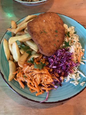 Schnitzel   at Warzywniak in Wroclaw