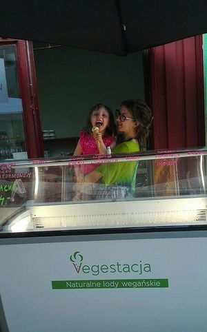 one of the best vegan ice cream :) at Warzywniak in Wroclaw
