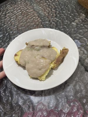 Tastier than it looks!  at Omphalos in Arequipa