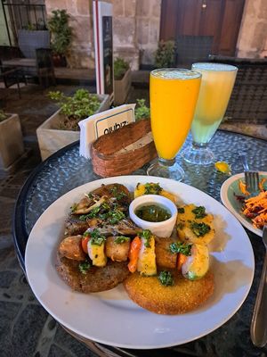 La *nueva* parrillada at Omphalos in Arequipa