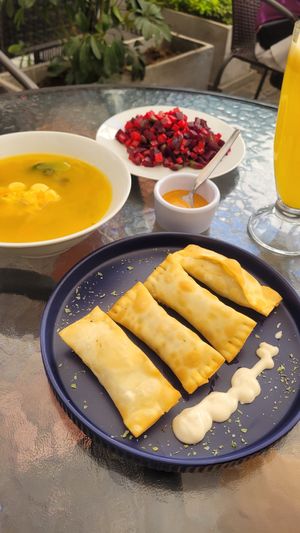 Menu del Dia at Omphalos in Arequipa