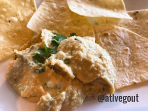 cilantro hummus  at Taqueria Tsunami in Roswell