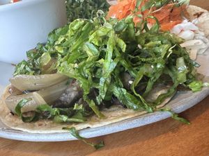 Veggie taco  at Taqueria Tsunami in Roswell
