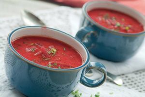 100% raw borscht at Nata Raw in Szczecin