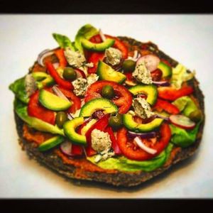 Raw pizza at Nata Raw in Szczecin