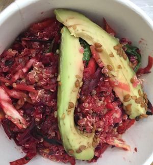 cole slaw with quinoa  at TOO Naturally Healthy Food - Principe Real in Lisbon
