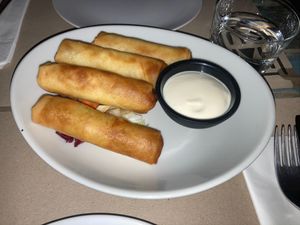 Spring rolls at Haiku in Palermo