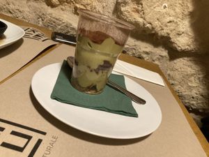 Pistachio tiramisu at Haiku in Palermo