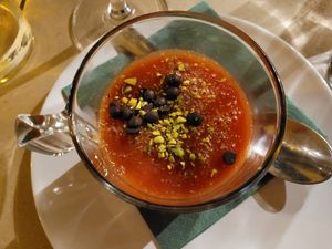 Watermelon jelly at Haiku in Palermo