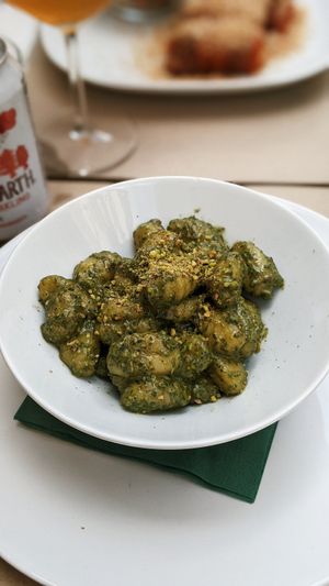 Gnocchi di pesto & pistachio at Haiku in Palermo