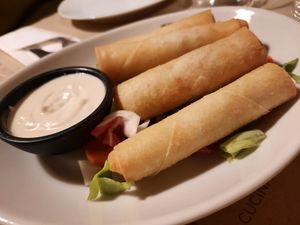 Spring rolls at Haiku in Palermo