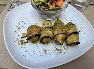 Zucchini rolls  at Haiku in Palermo