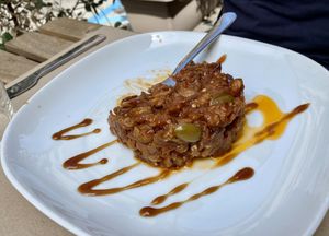 Caponata (half started!!)  at Haiku in Palermo