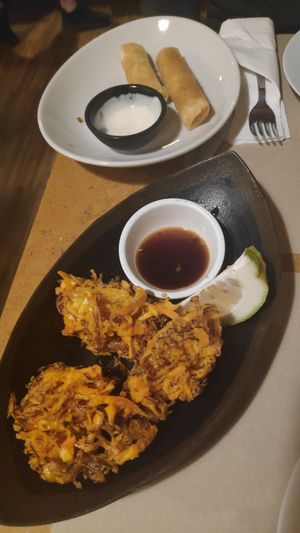 Tempura and springrolls at Haiku in Palermo